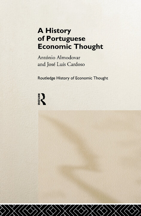 Cover of A history of Portuguese economic thought
