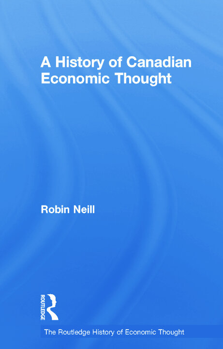Cover of A History of Canadian Economic Thought