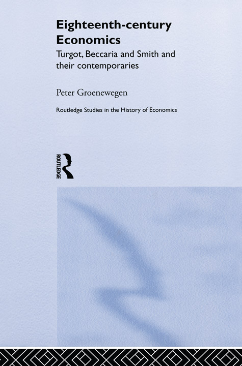Cover of Eighteenth-century Economics