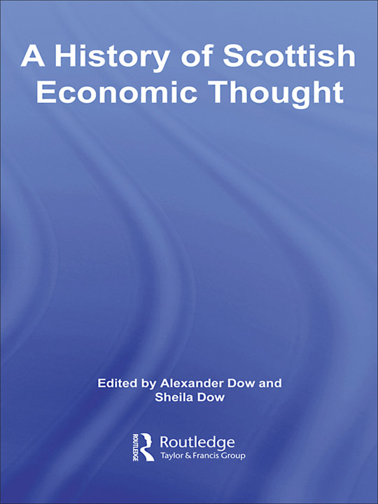 Cover of A History of Scottish Economic Thought