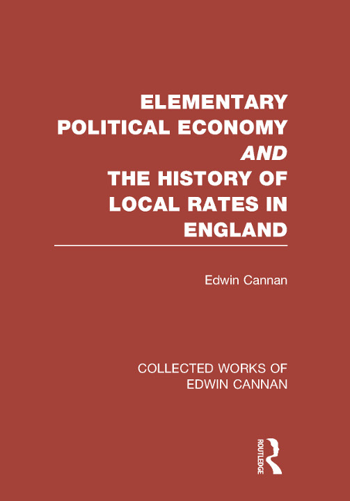 Cover of Collected Works of Edwin Cannan