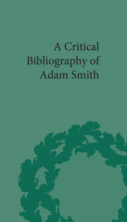 Cover of A Critical Bibliography of Adam Smith