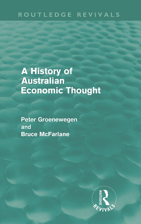 Cover of A History of Australian Economic Thought