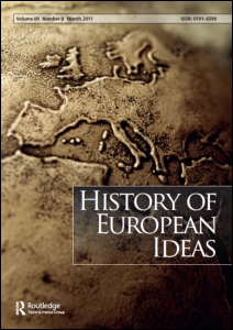 Cover of History of European Ideas