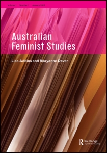 Cover of Australian Feminist Studies