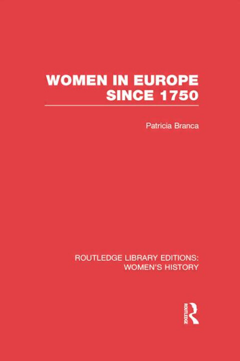 Cover of Women in Europe Since 1750